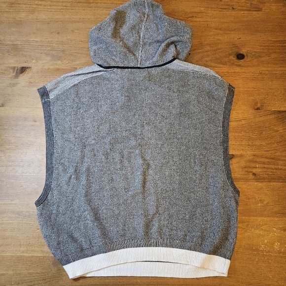 Rag & Bone/Jean Women's Brenda Sleeveless Hoodie Gray Size Medium - Picture 8 of 8